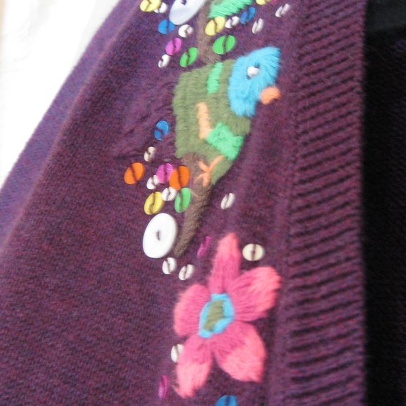 Donna Karan wrap knit sweater - Picture 7 of 8